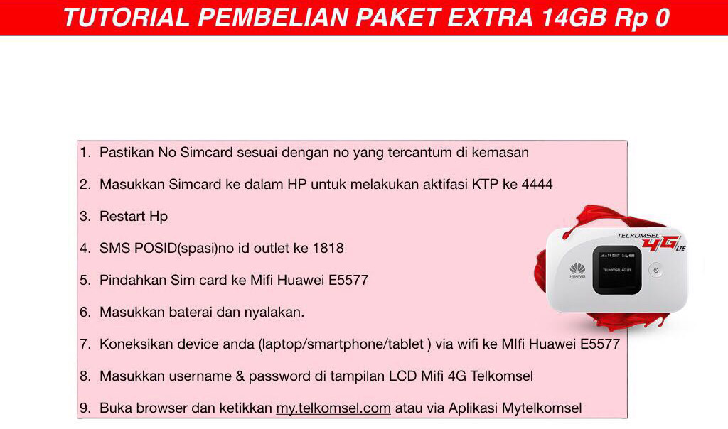 Huawei E5575s Modem 4G MiFi Unlock + Bundling Telkomsel 